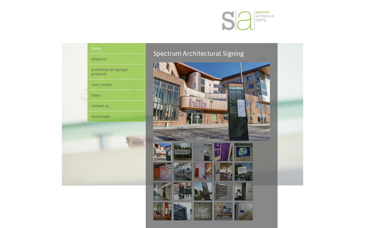 Spectrum Architectural Signing Website