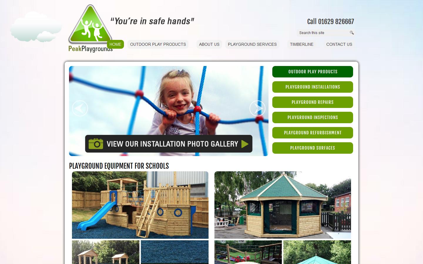 Peakplaygrounds Ltd Website