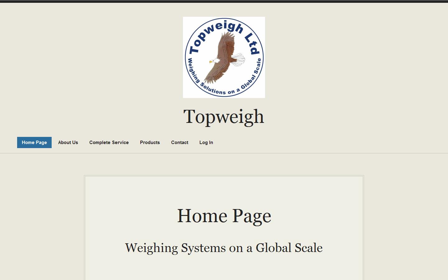 TopWeigh Ltd Website