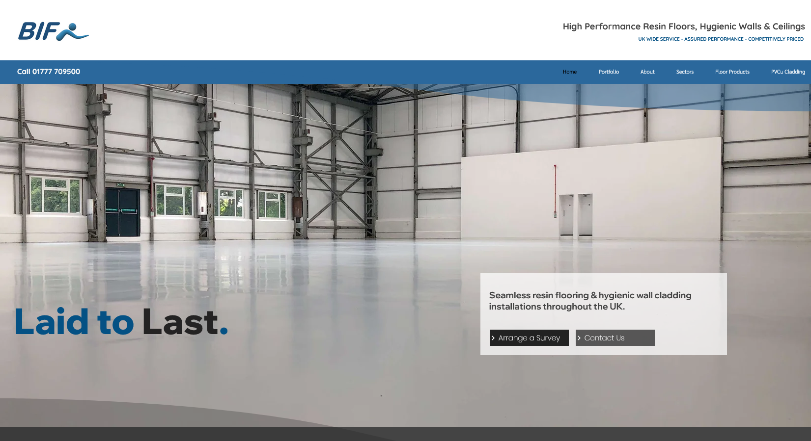 BIF Services Ltd Website