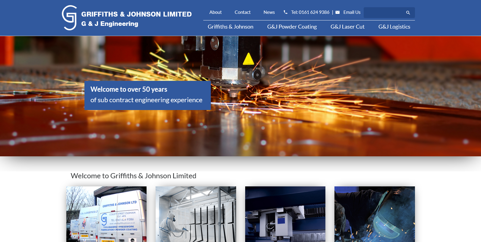 Griffiths & Johnson Ltd  Website