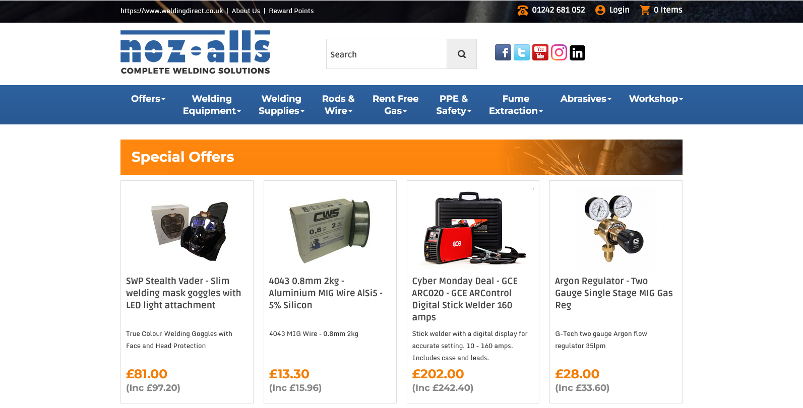 Noz-Alls Ltd Website