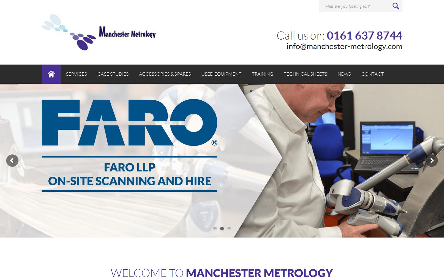 Manchester Metrology Ltd Website