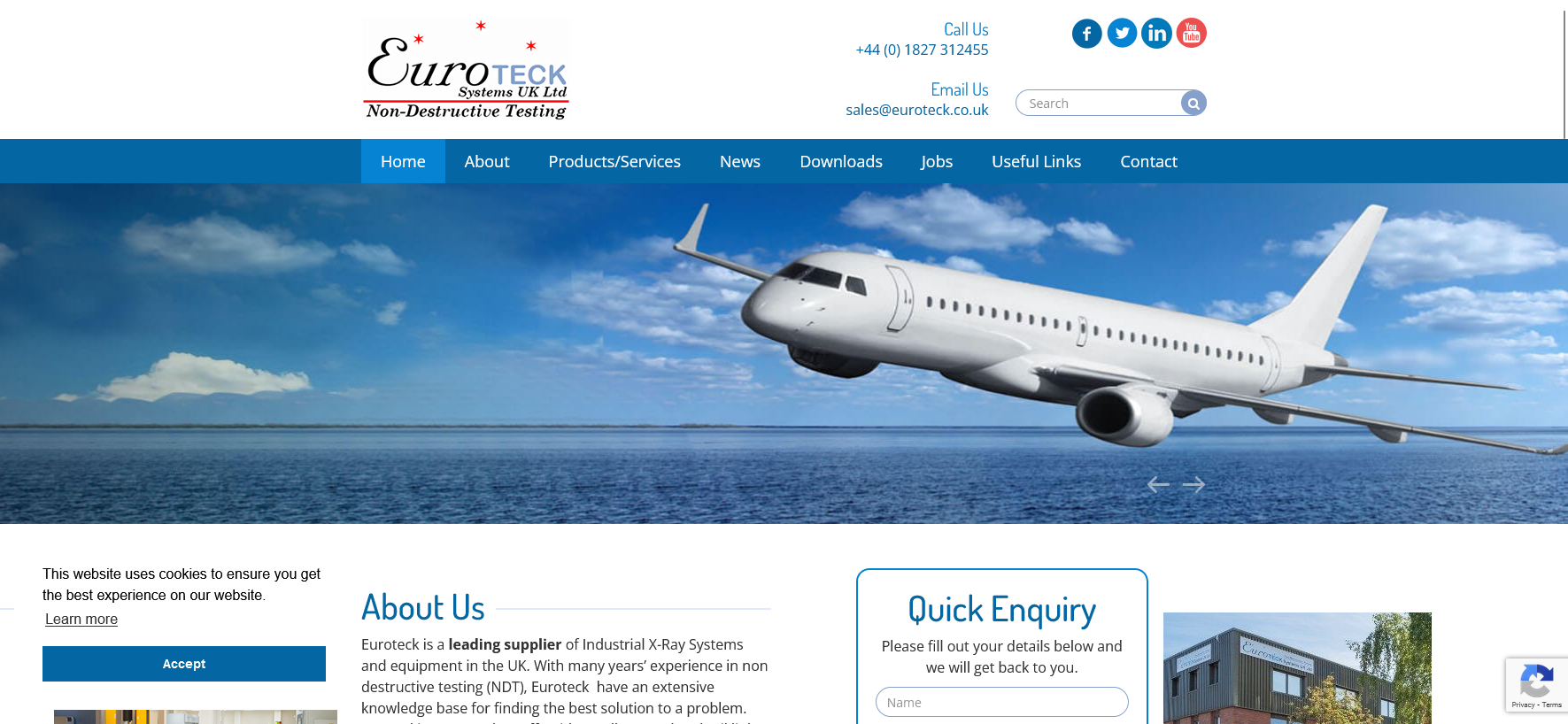 Euroteck Systems UK Ltd Website