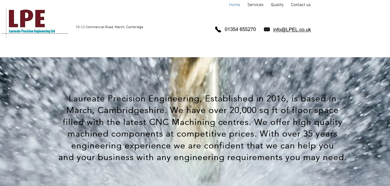 Laureate Precision Engineering Ltd Website