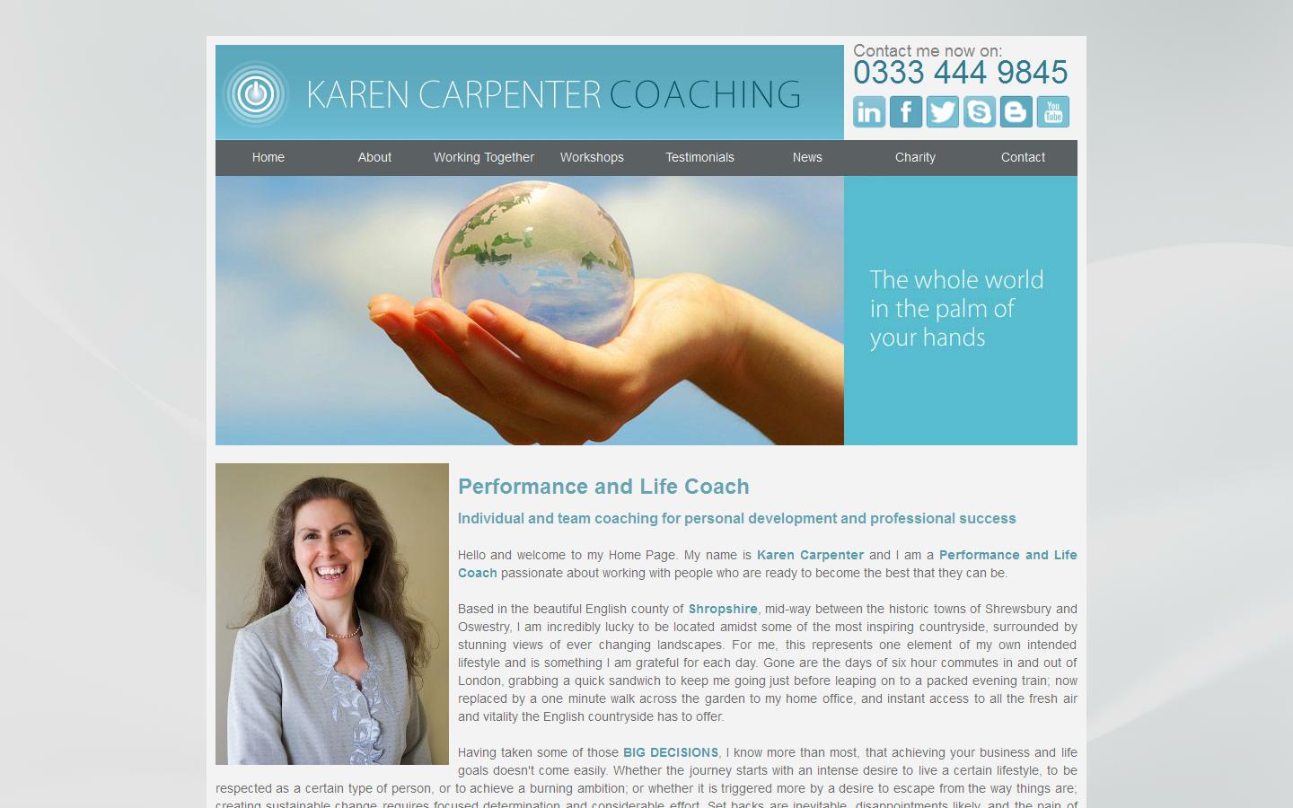 Karen Carpenter Coaching Website