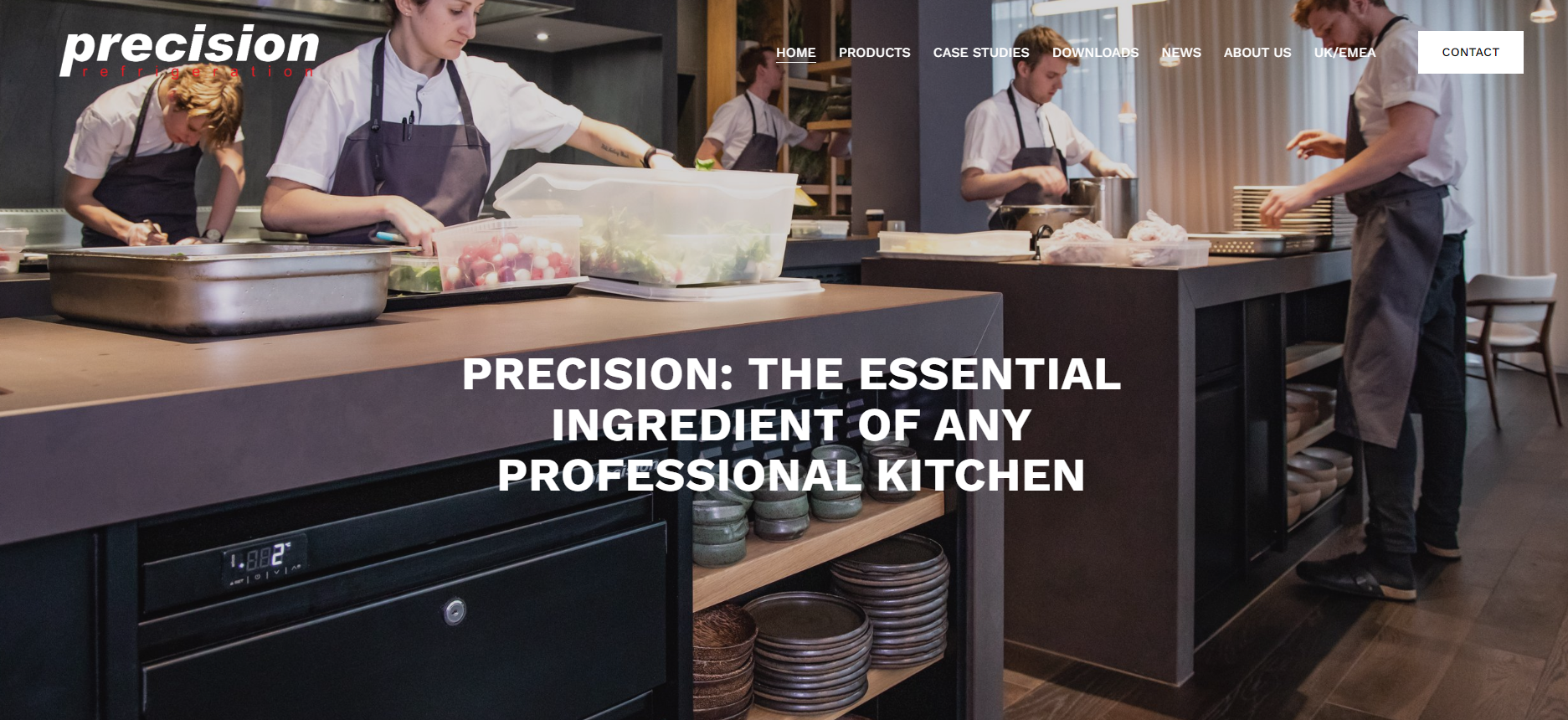 Precision Refrigeration Ltd Website