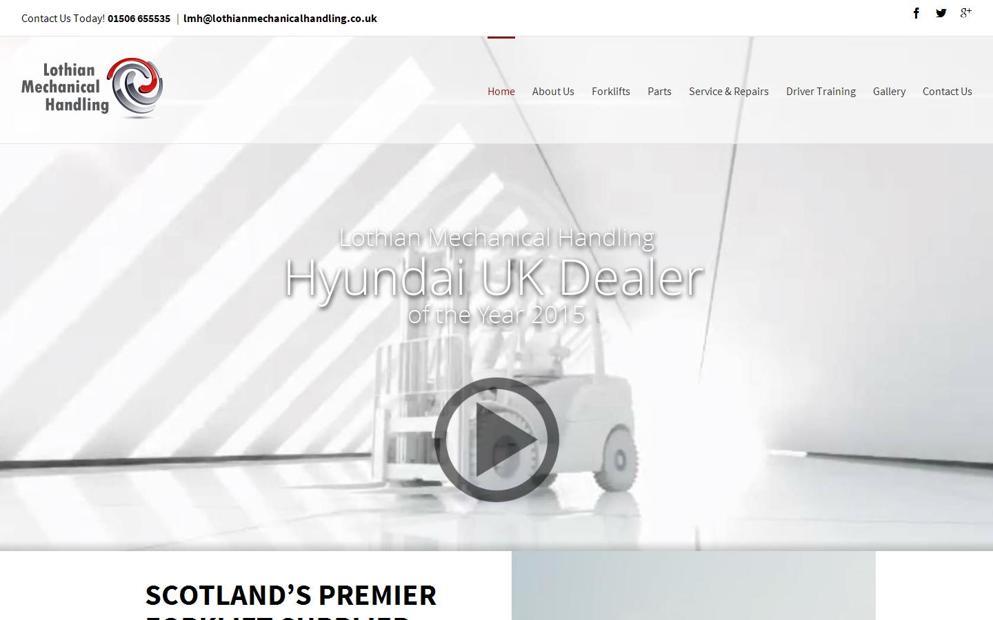 Lothian Mechanical Handling Ltd Website