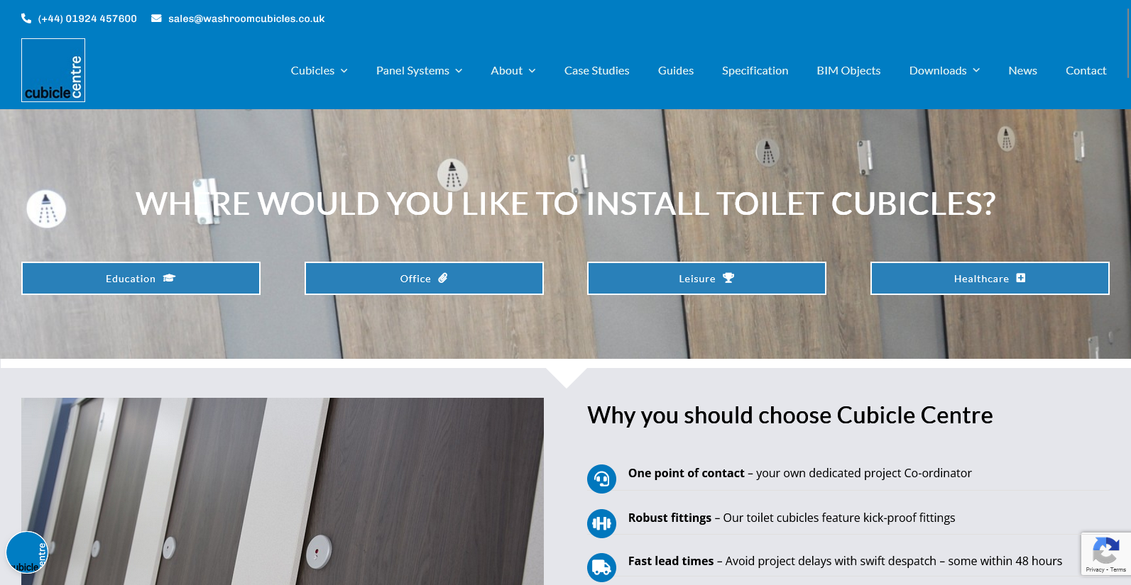 Cubicle Centre Website