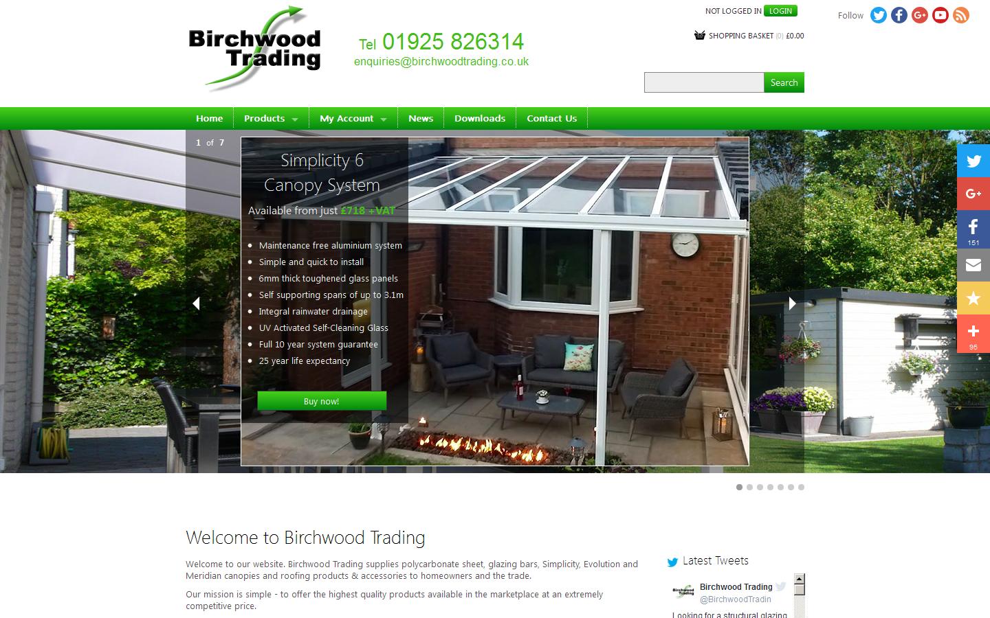 Birchwood Trading Website