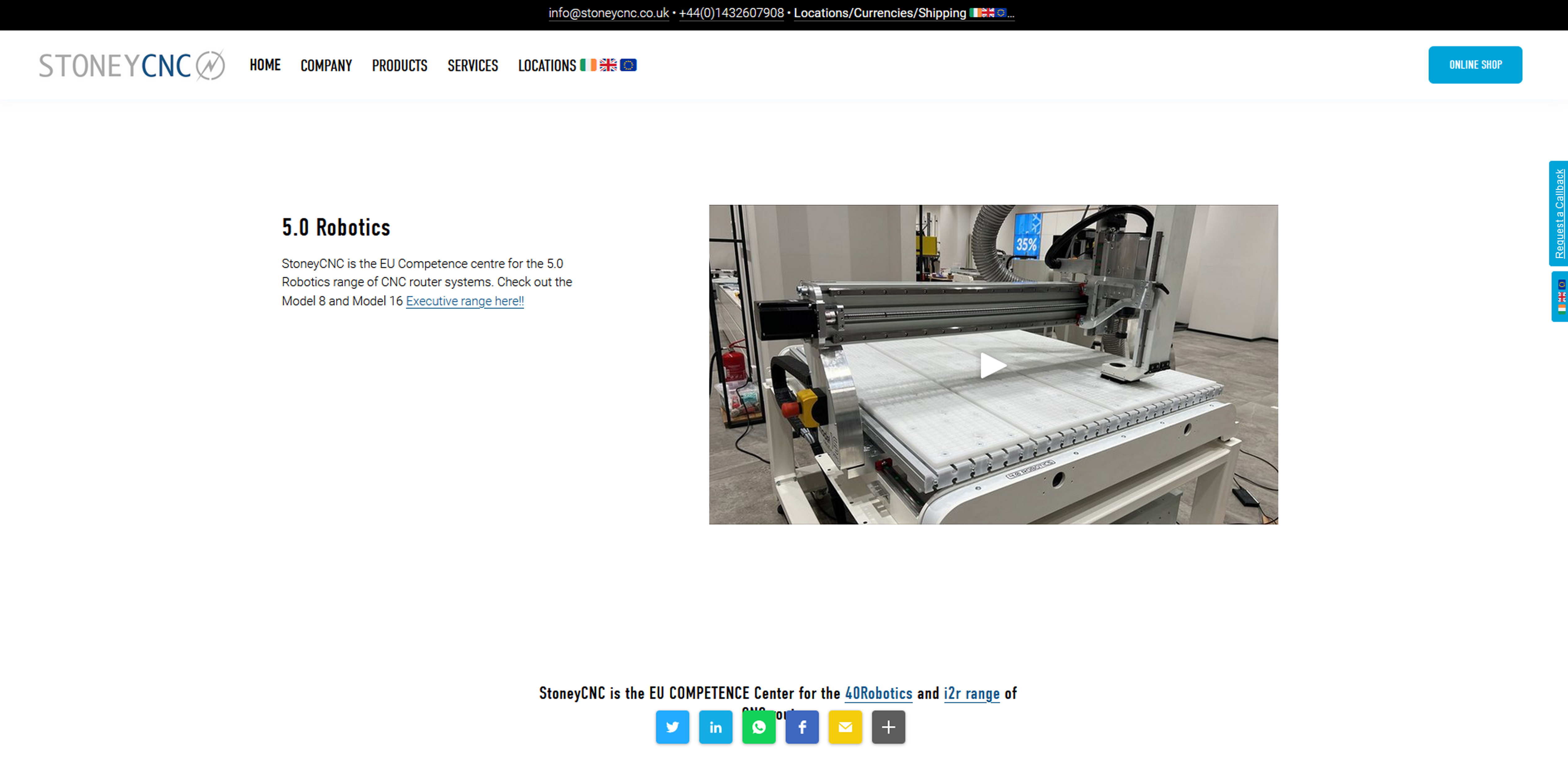 Stoney CNC Website