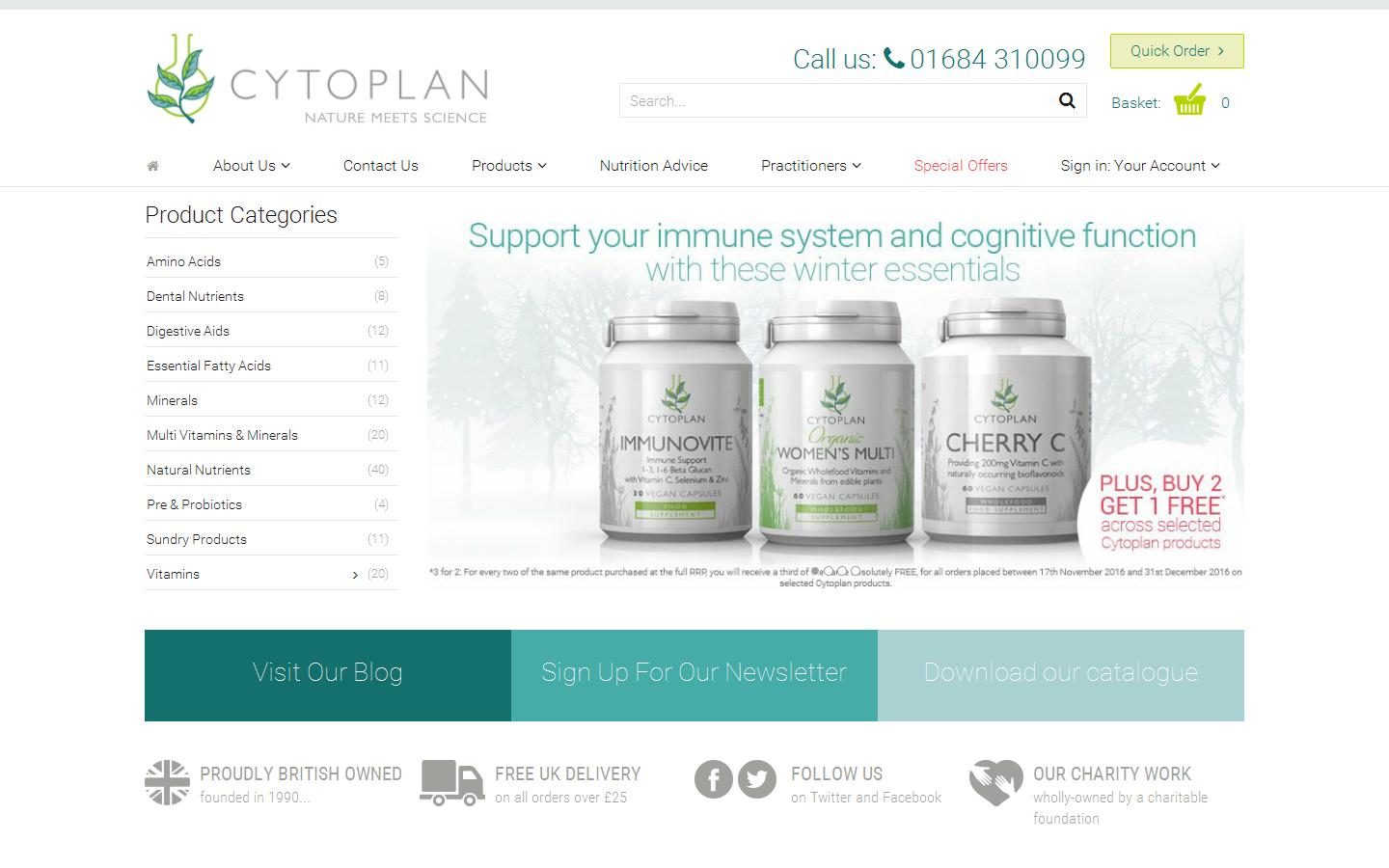 Cytoplan Website