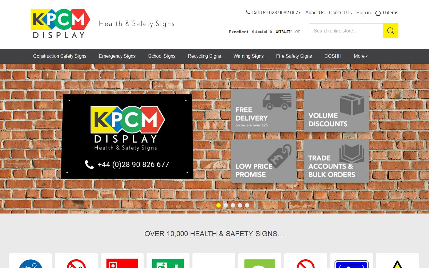 KPCM Display Ltd Website