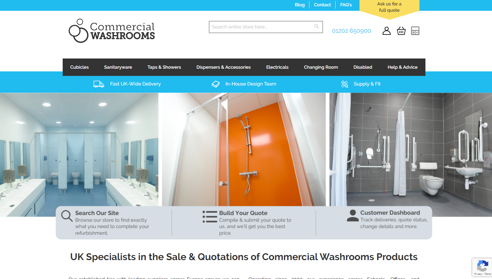 Commercial Washrooms Website