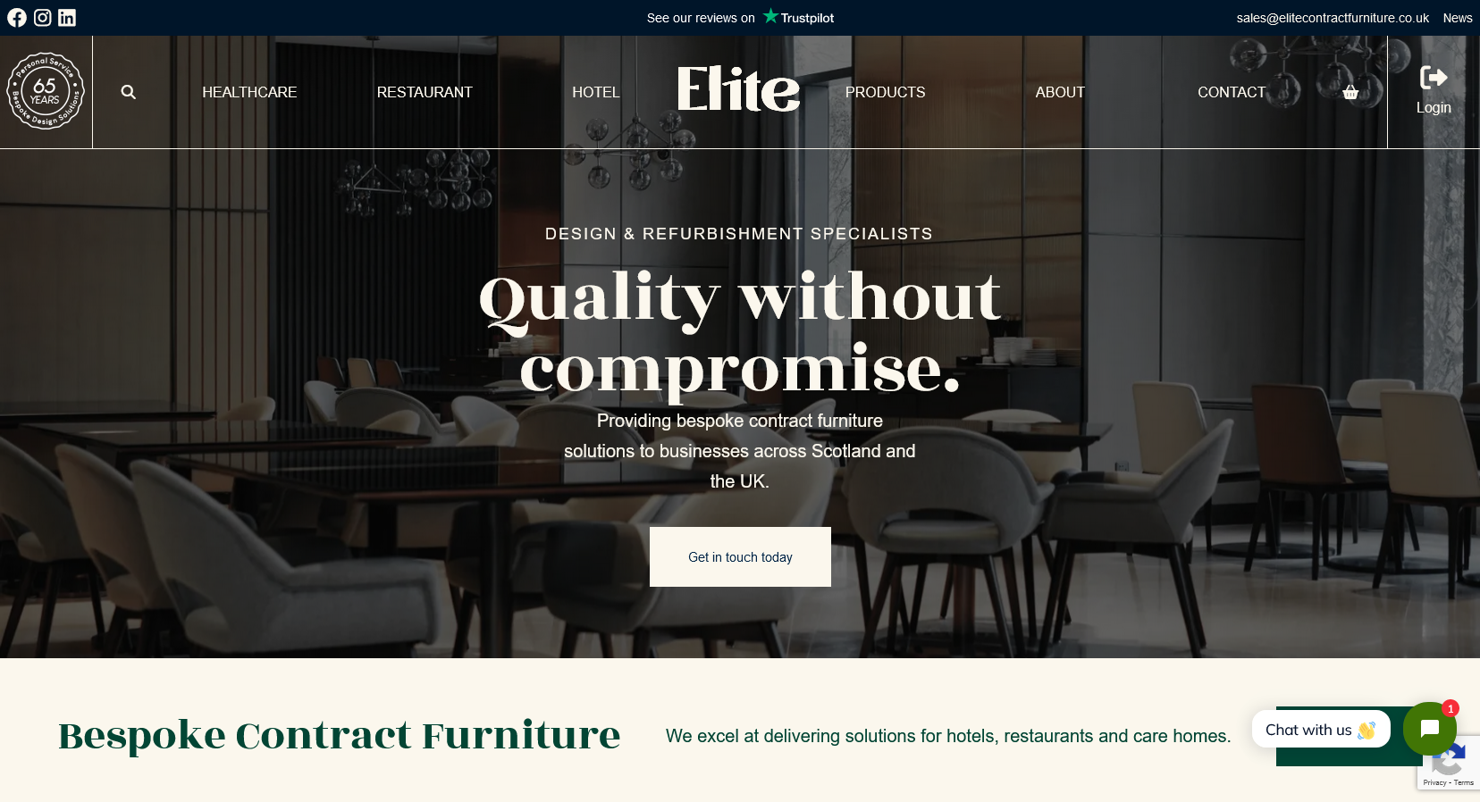 Elite Contract Furniture Website