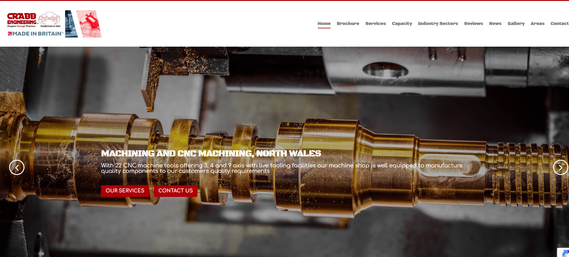 Crabb Engineering Ltd Website