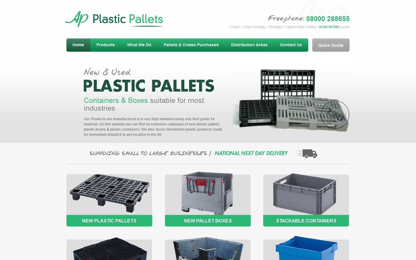 Plastic Pallets Website