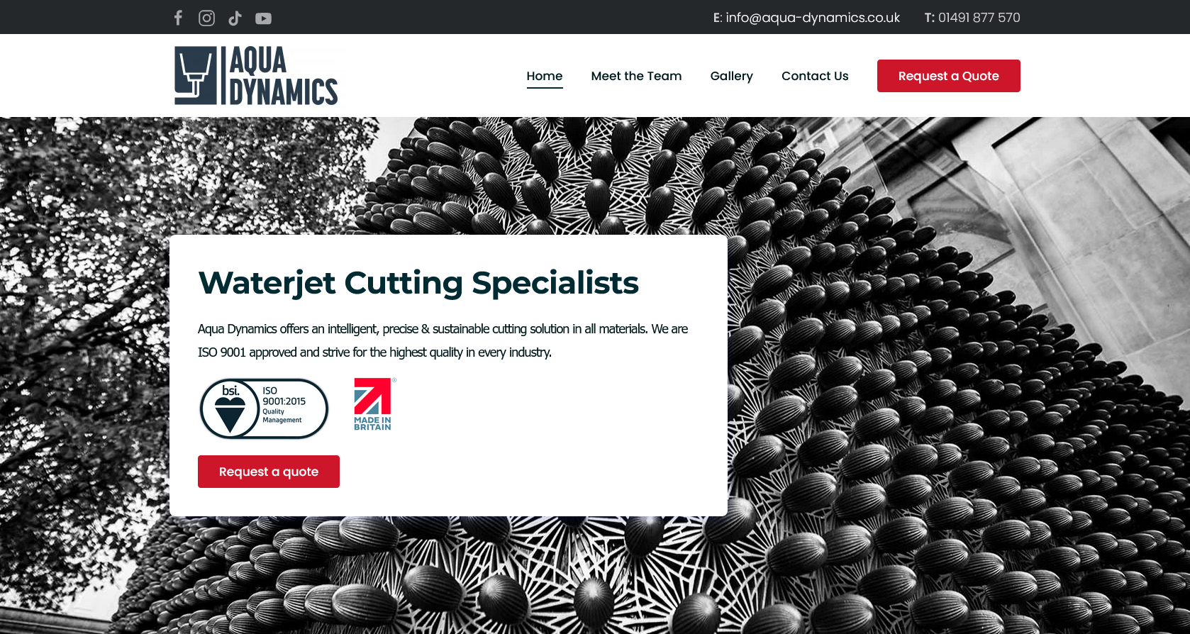 Aqua Dynamics Ltd Website