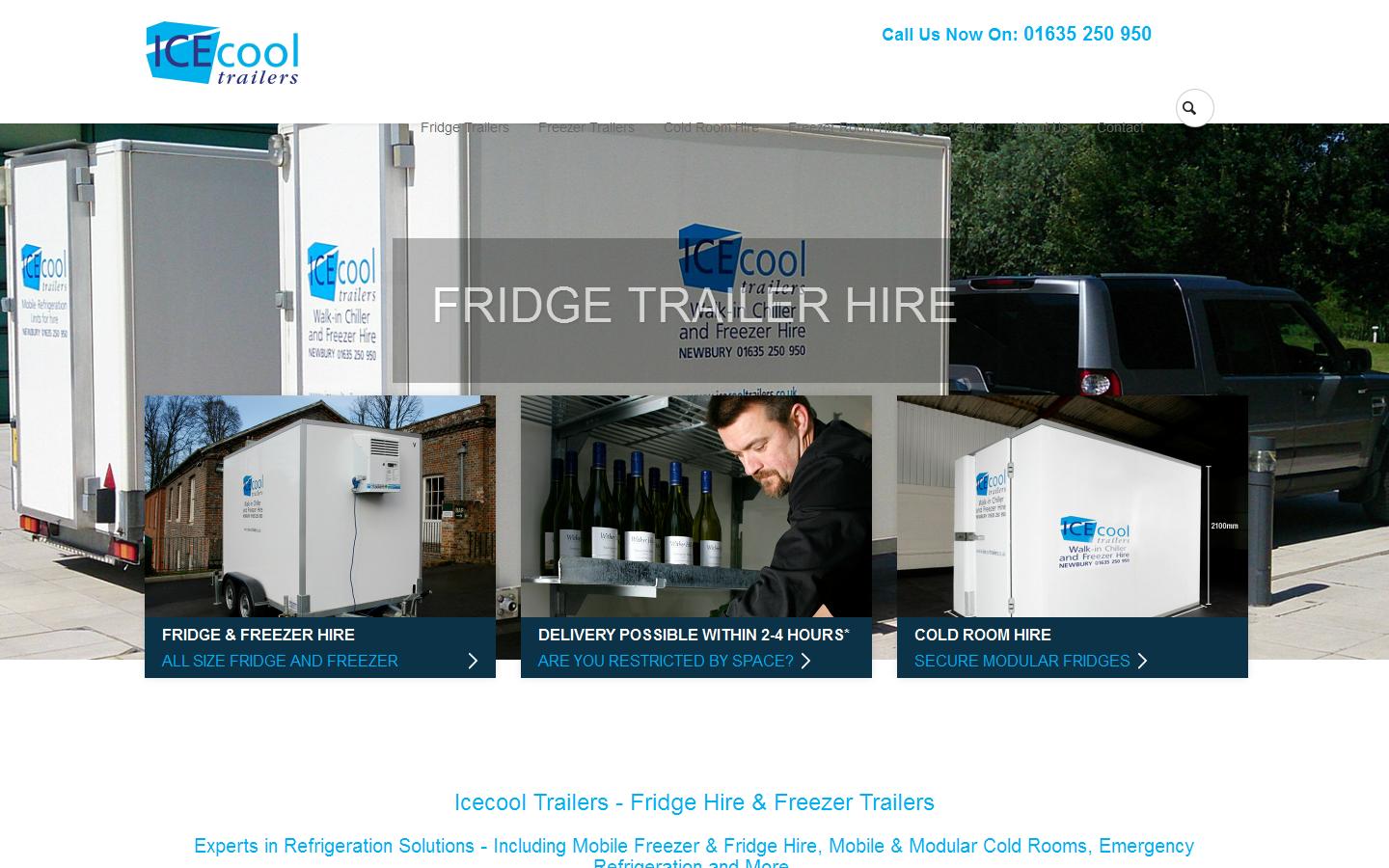 Icecool Trailers Website