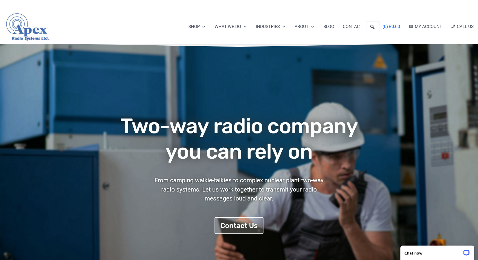 Apex Radio Systems Website