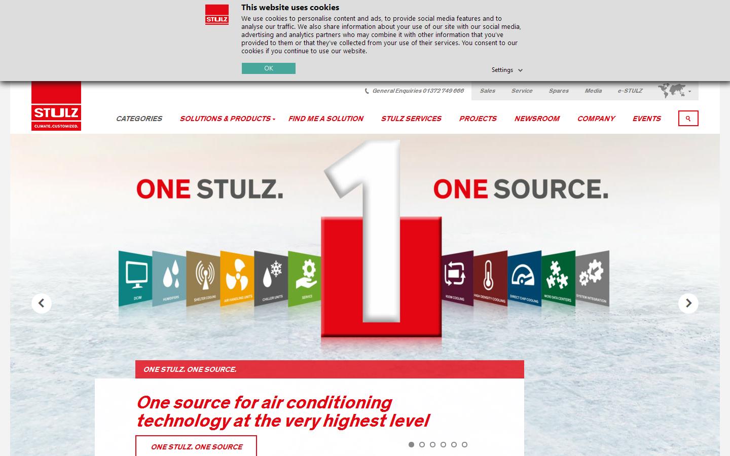 STULZ UK Ltd Website