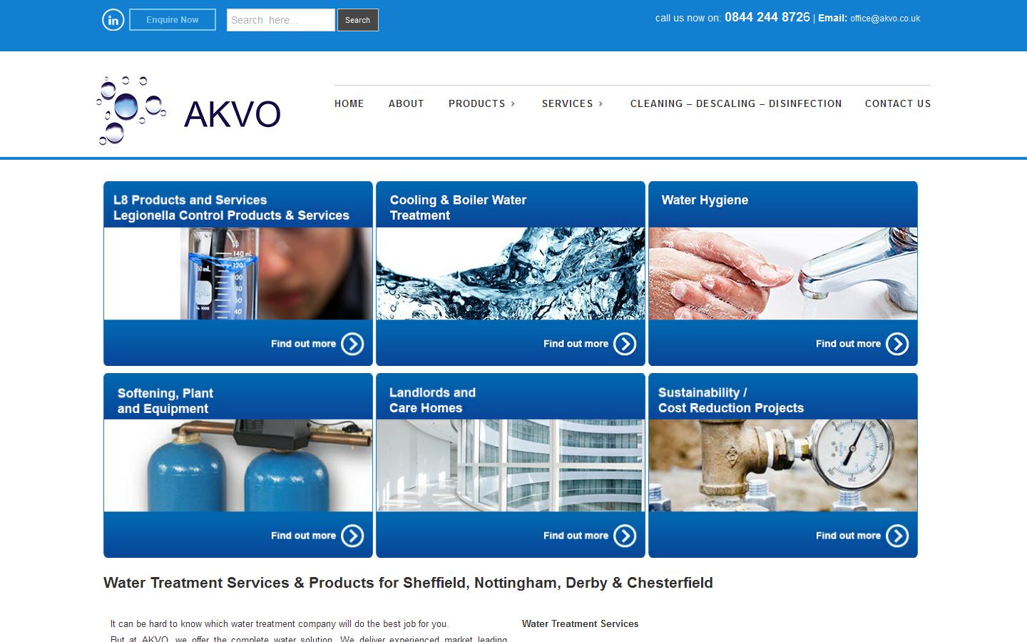 Akvo Ltd Website