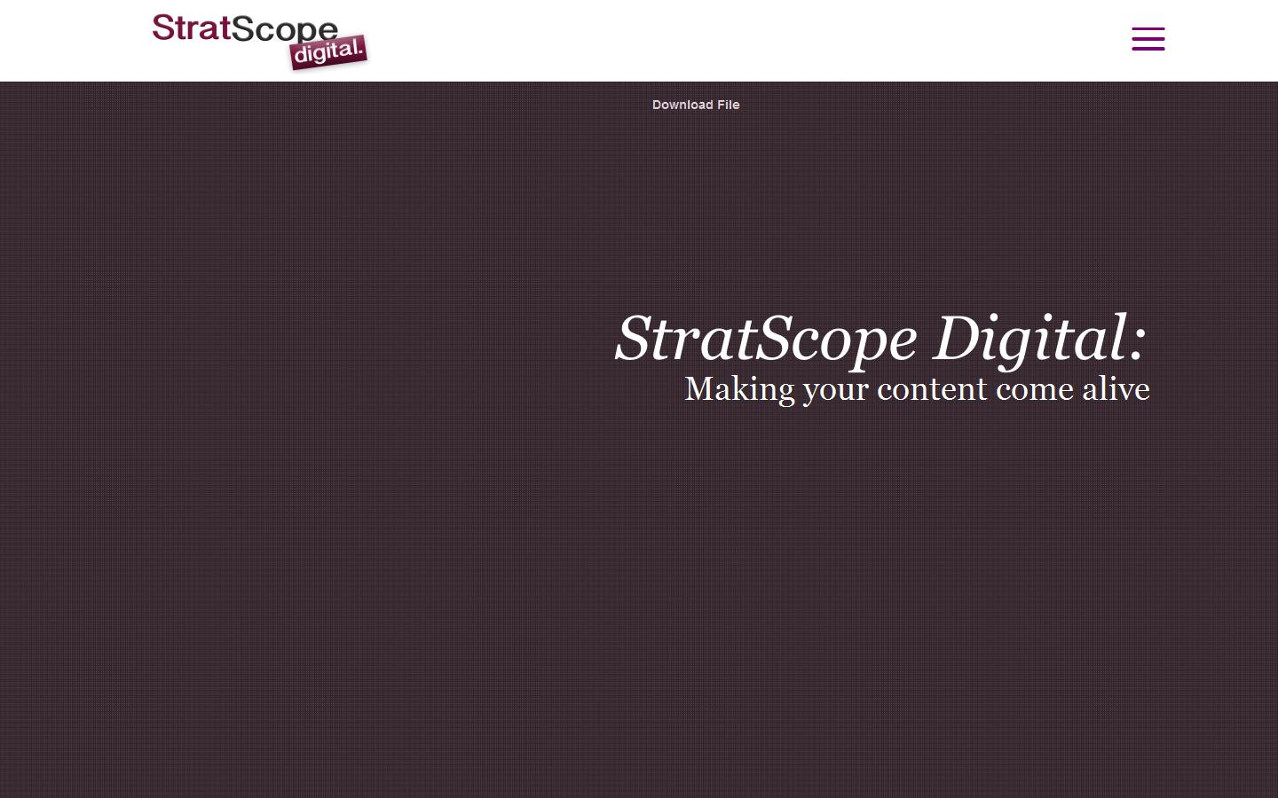 StratScope Digital Website