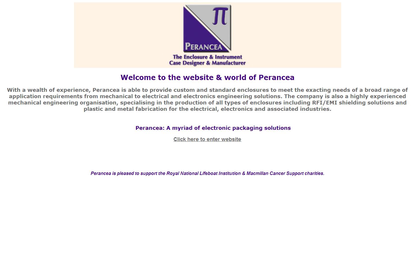 Perancea Ltd Website