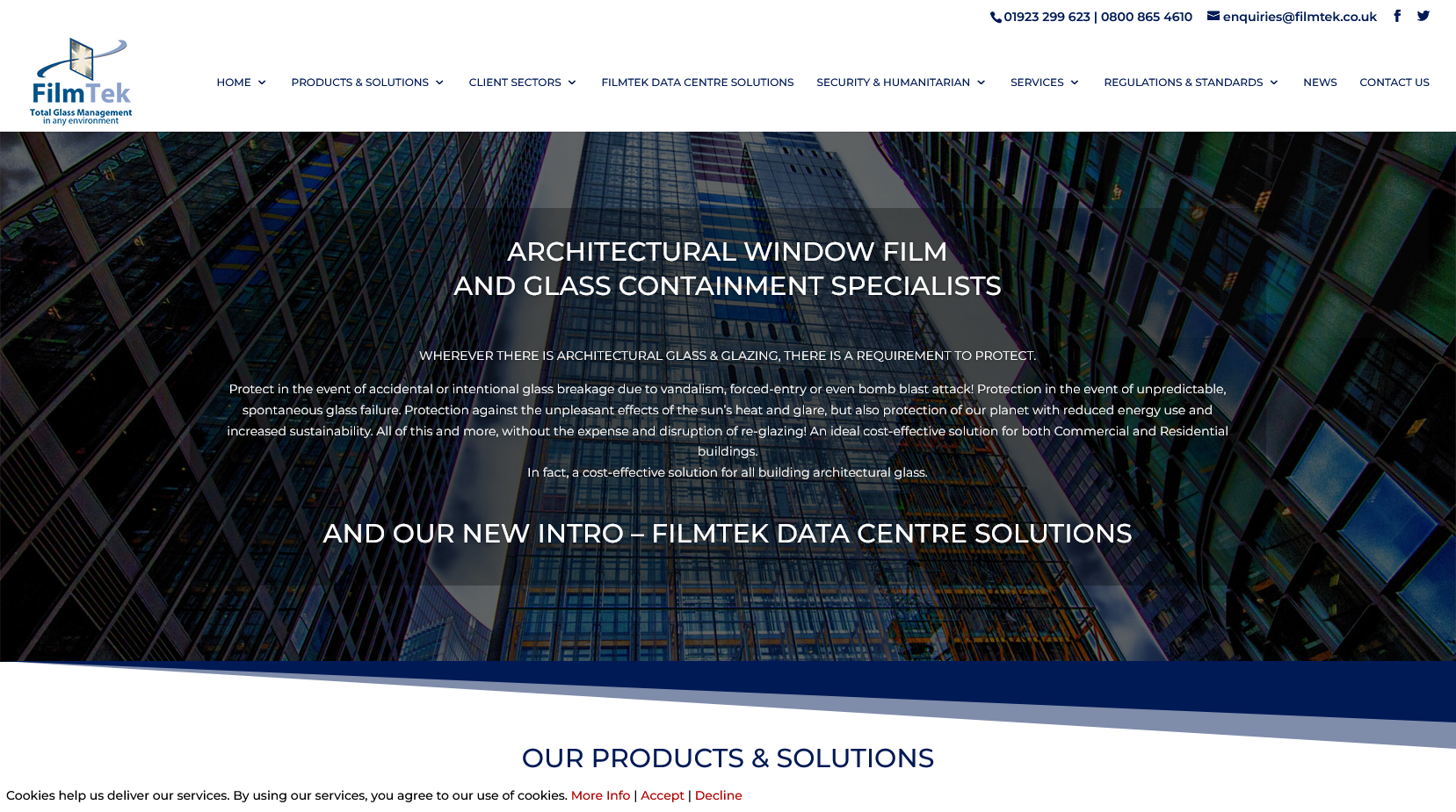 Filmtek Ltd Website