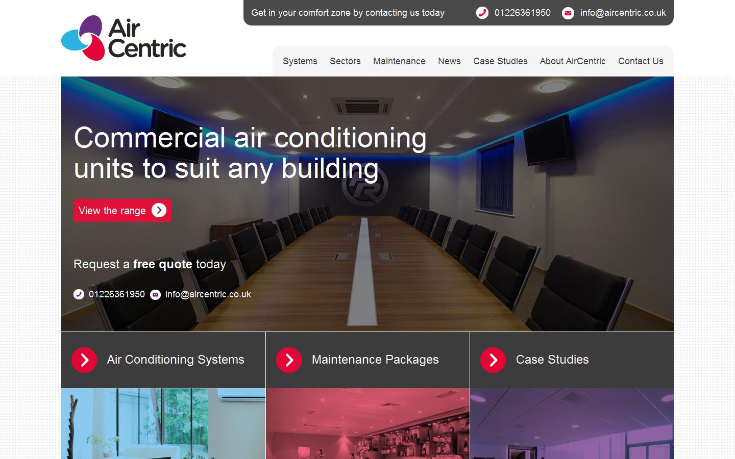 Aircentric  Website