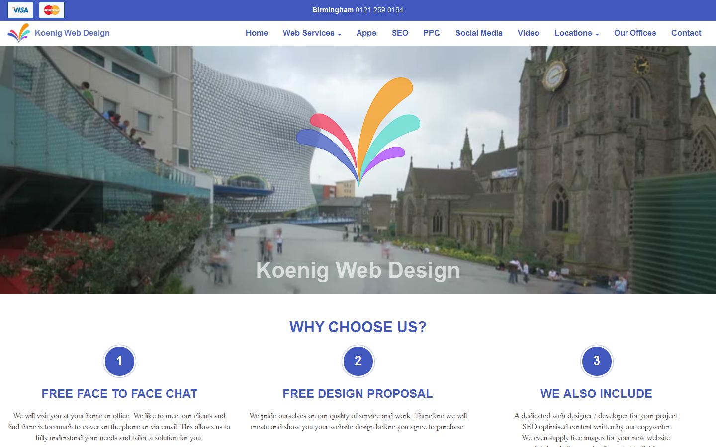 Koenig Web Design Ltd Website