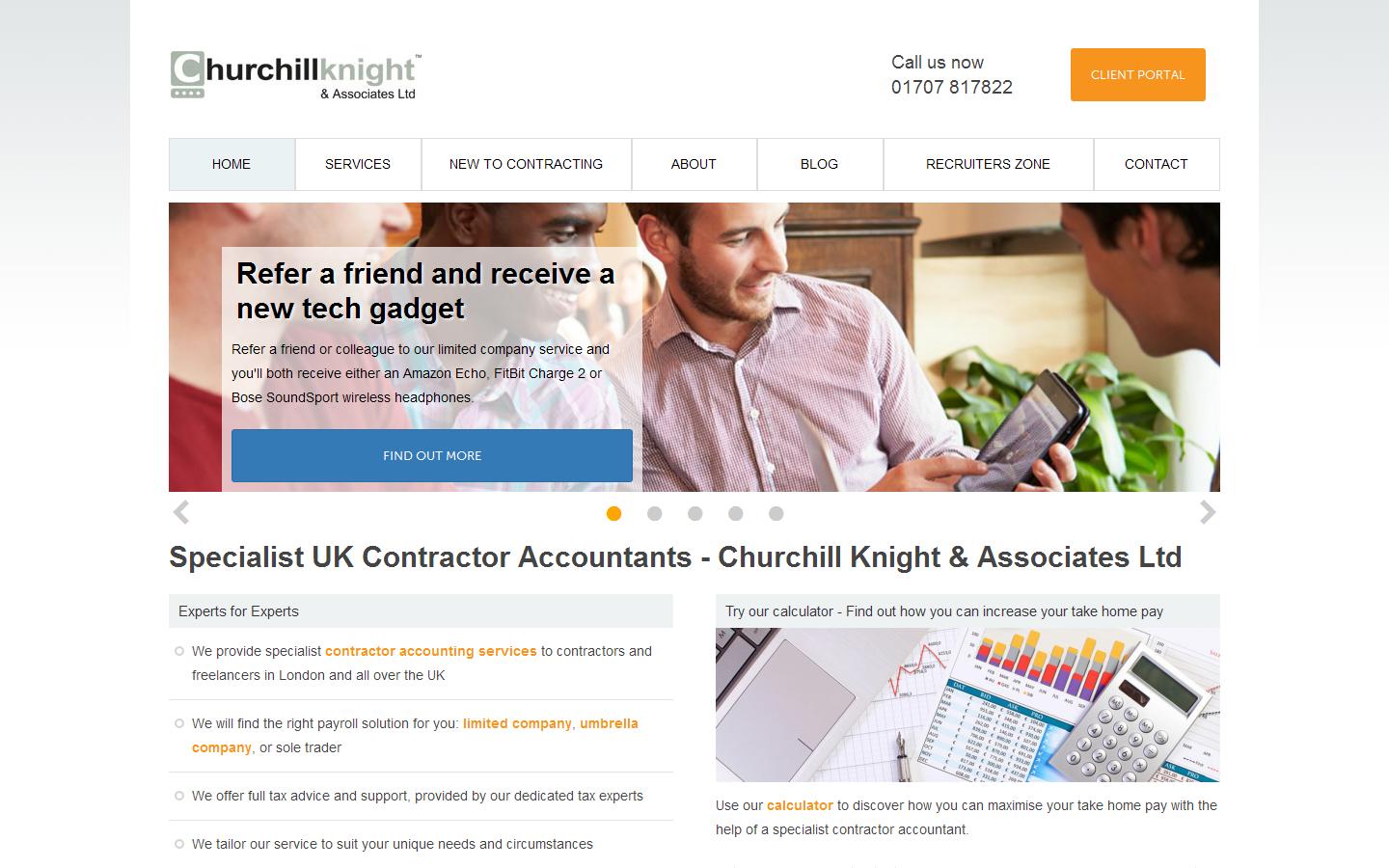 Churchill Knight & Associates Ltd Website