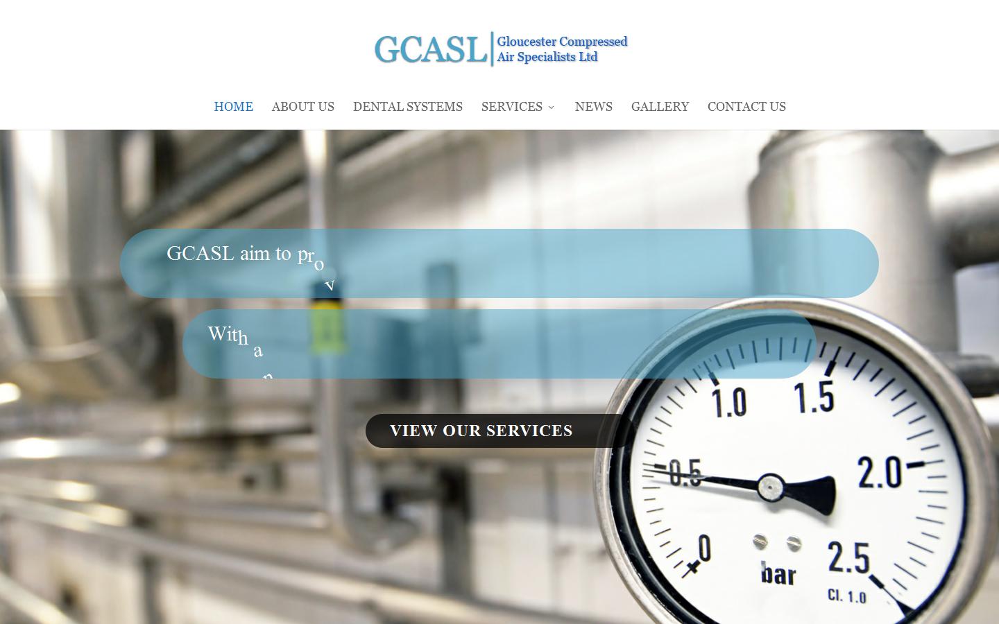 Gloucester Compressed Air Specialists Ltd Website