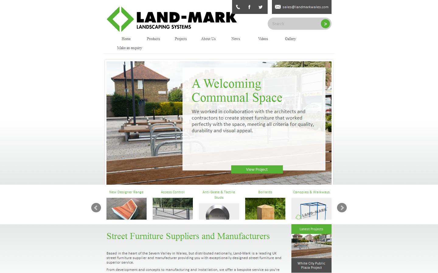 Landmark Street Furniture Website