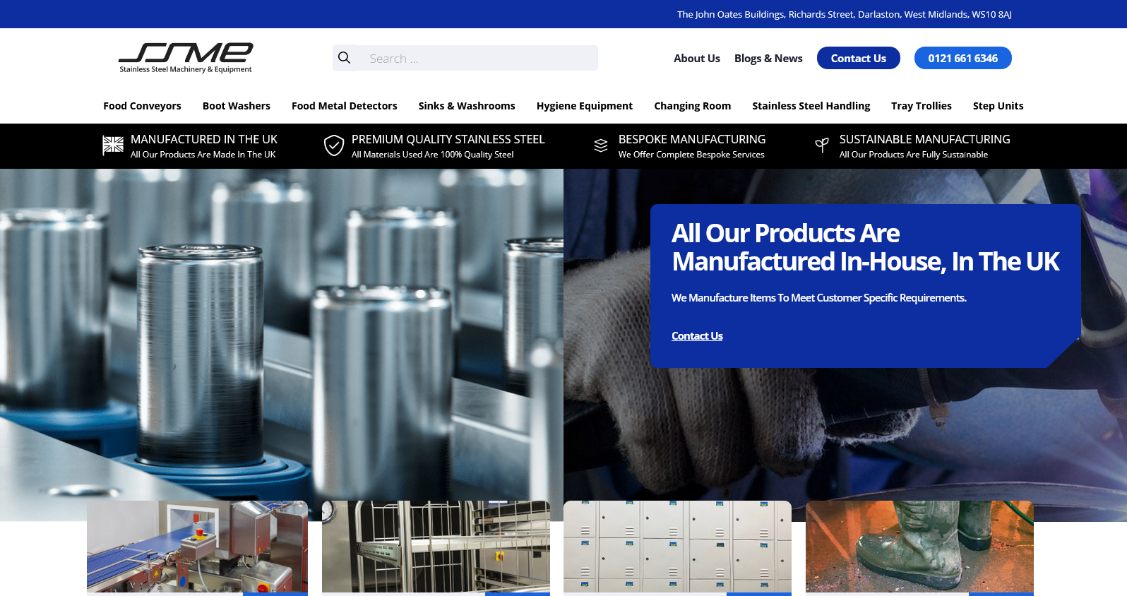 Stainless Steel Manufacturing & Equipment Ltd Website