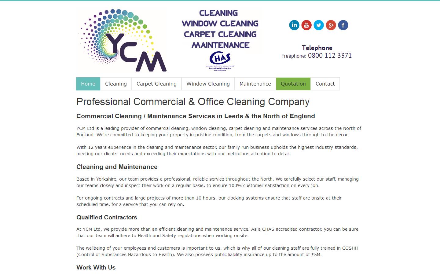 YCM Ltd Website