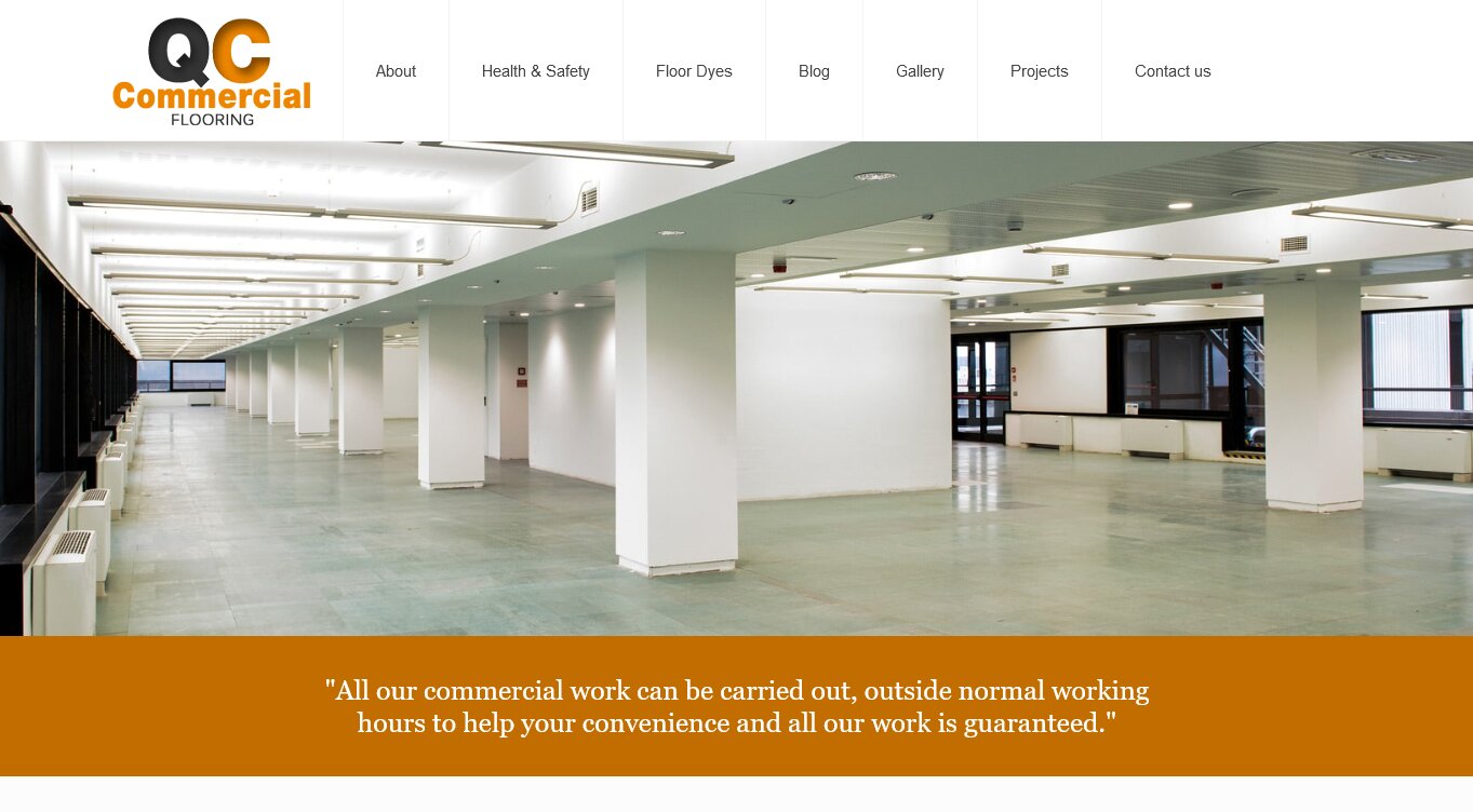 QC Commercial Flooring Website