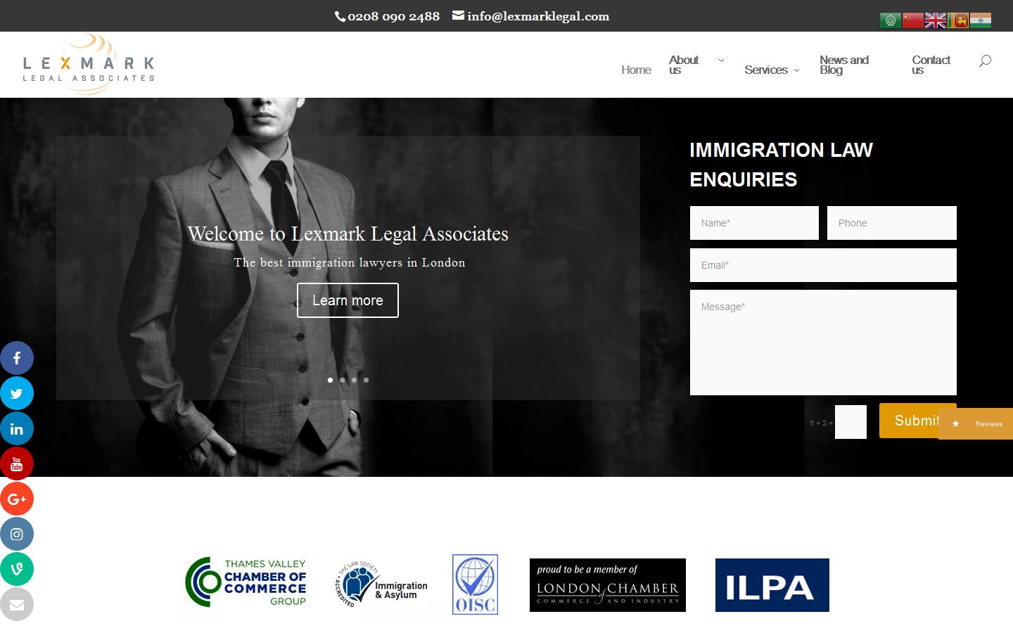 Lexmark Legal Associates Website