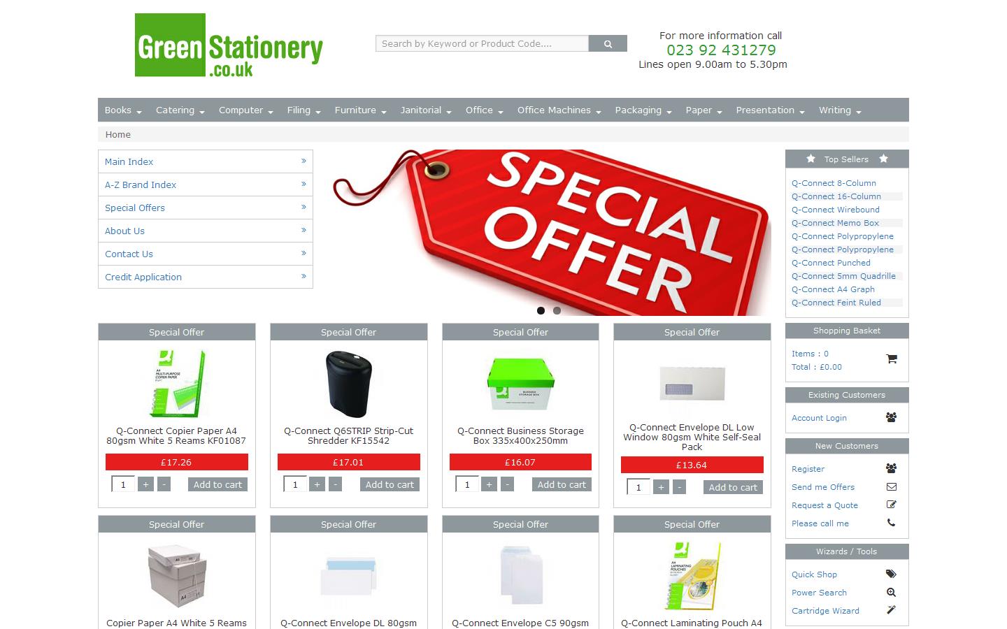 Greenstationery Website