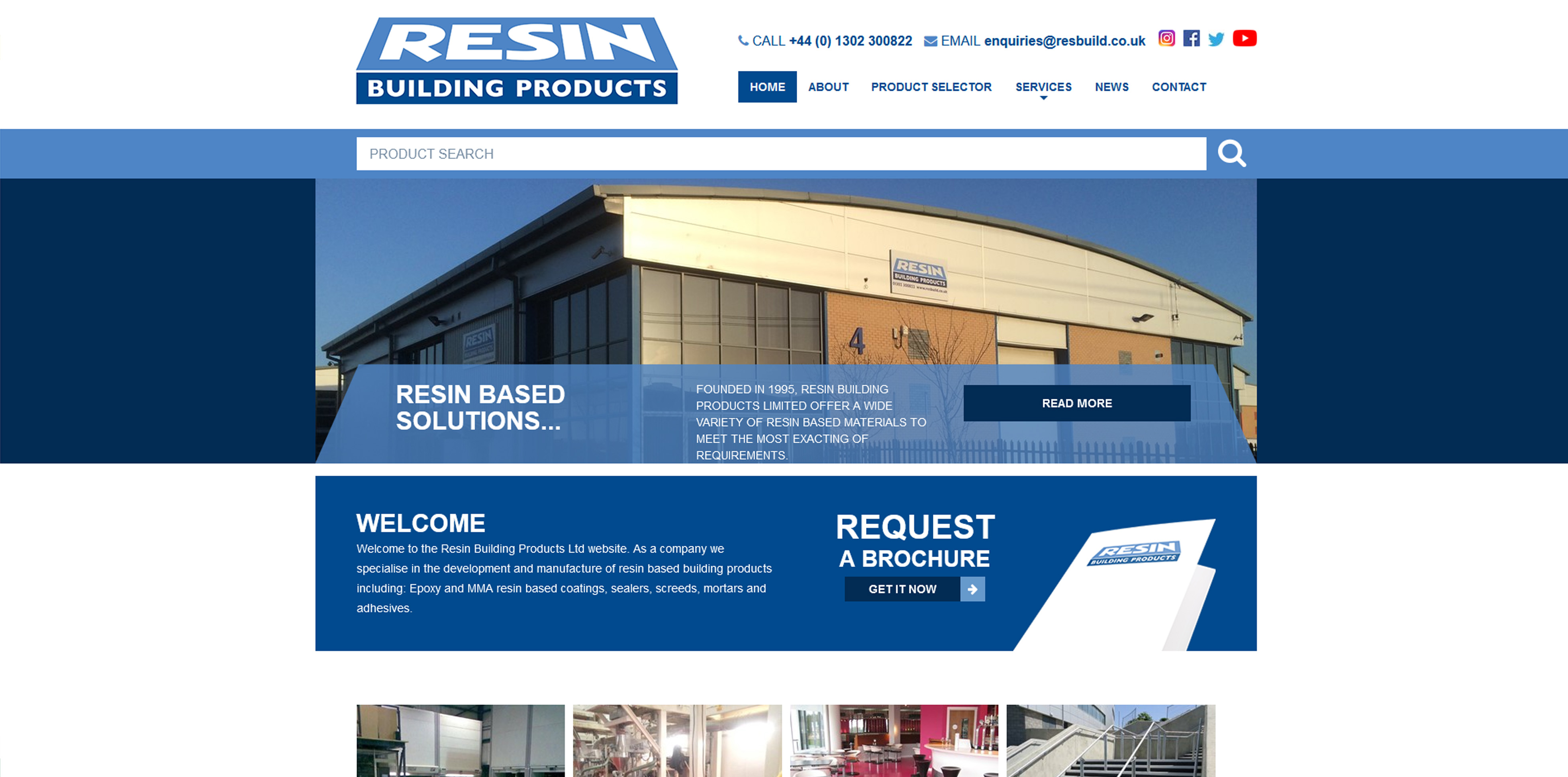 Resin Building Products Ltd Website