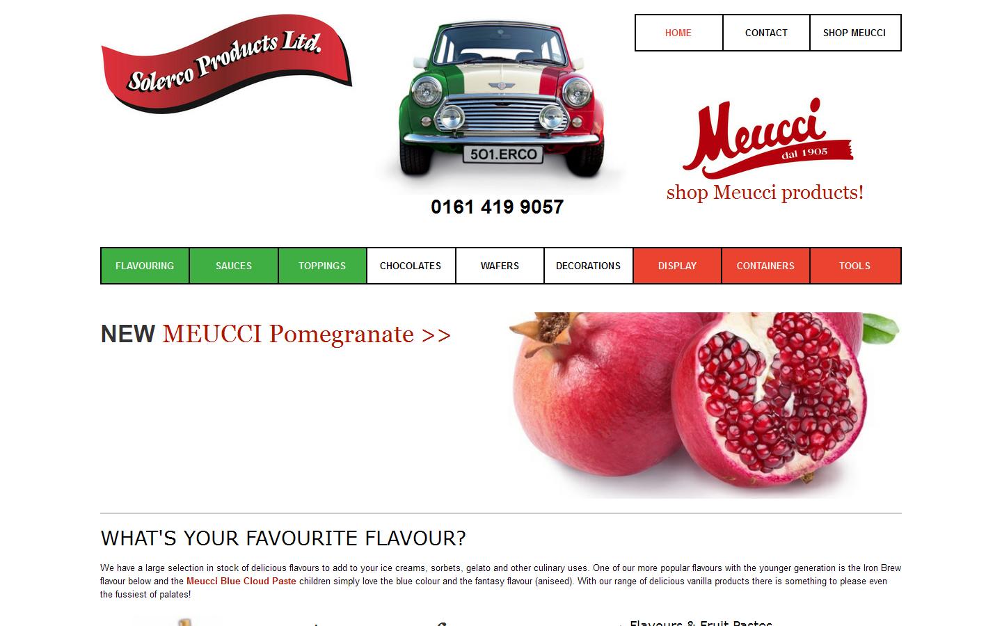 Solerco Products Ltd Website