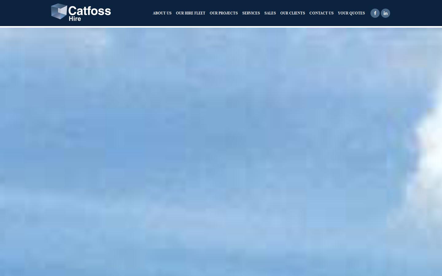 Catfoss Hire Website