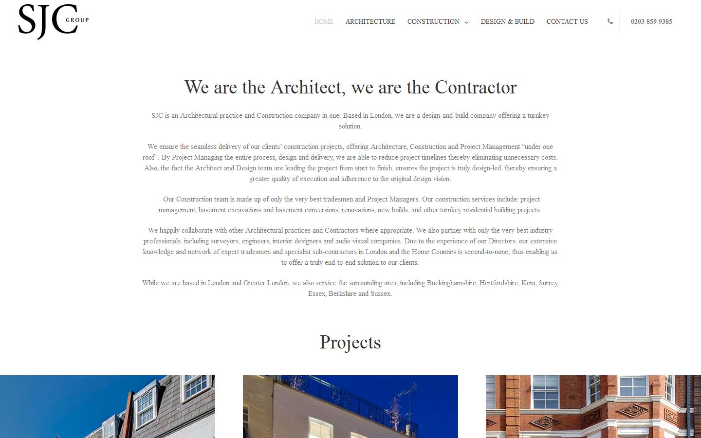 SJC Group Ltd Website