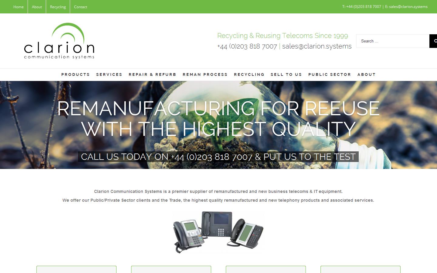 Clarion Communications Systems Ltd Website