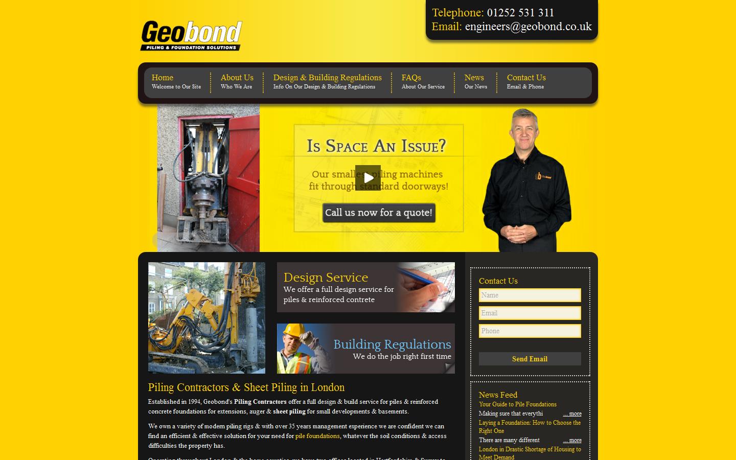 Geobond UK Ltd Website