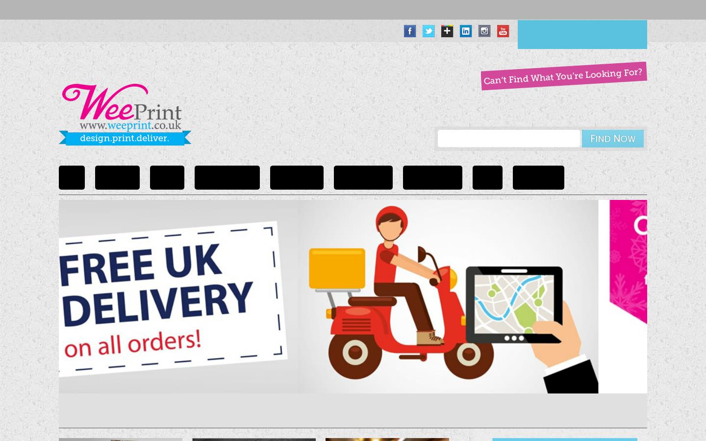 Wee Print Ltd Website