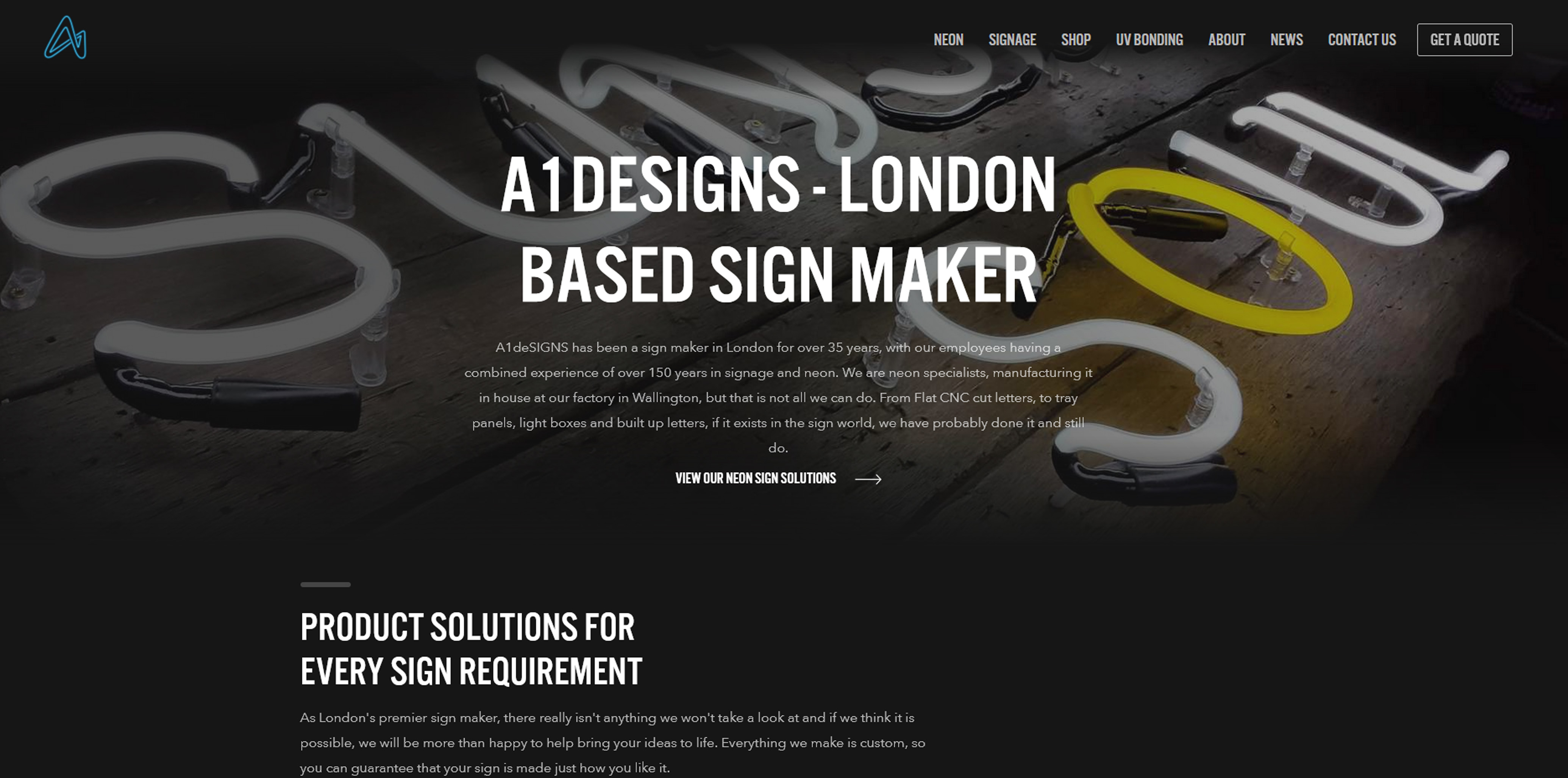 A1deSIGNS Website