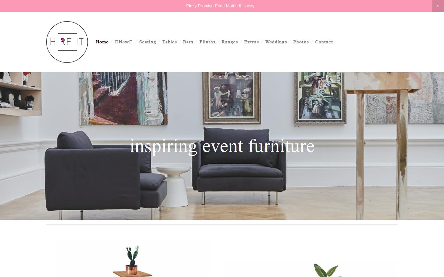 Hire ir event furniture Website