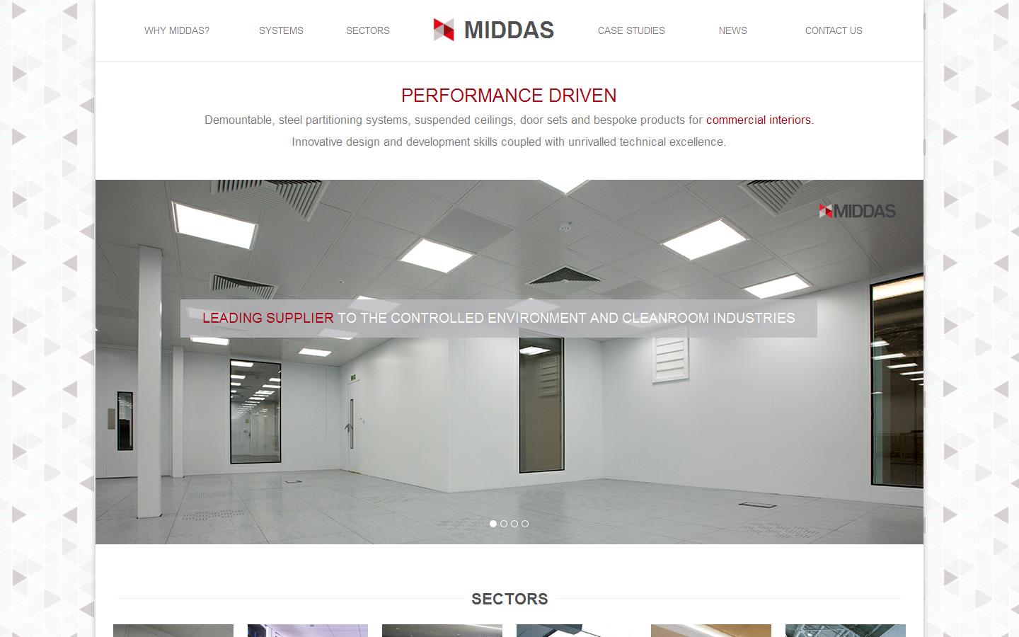 Middas Interior Solutions Website