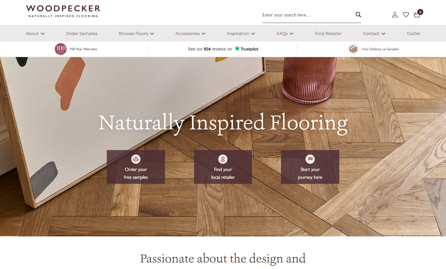 Woodpecker Flooring Website